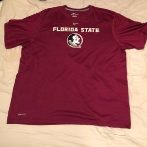 Nike Florida State Seminoles dri fit shirt
